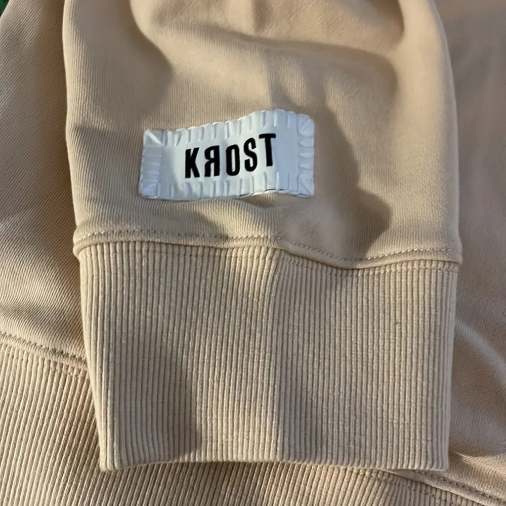 KROST Mushroom Zip Hoodie Sweatshirt, Neutral, XL, NWT - Picture 15 of 15